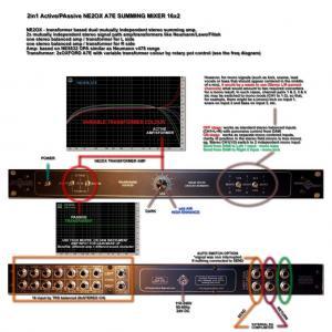 audio mixer circuit diagram schematic