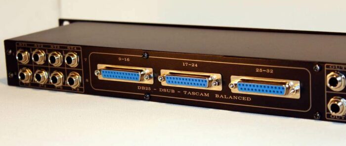 passive summing box mixer 3 mixed type input trs db25