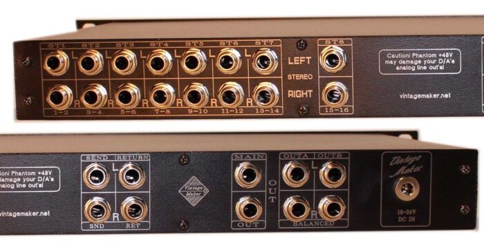 analogmixer_xlr mixer with 3 x stereo out A B studio monitor control