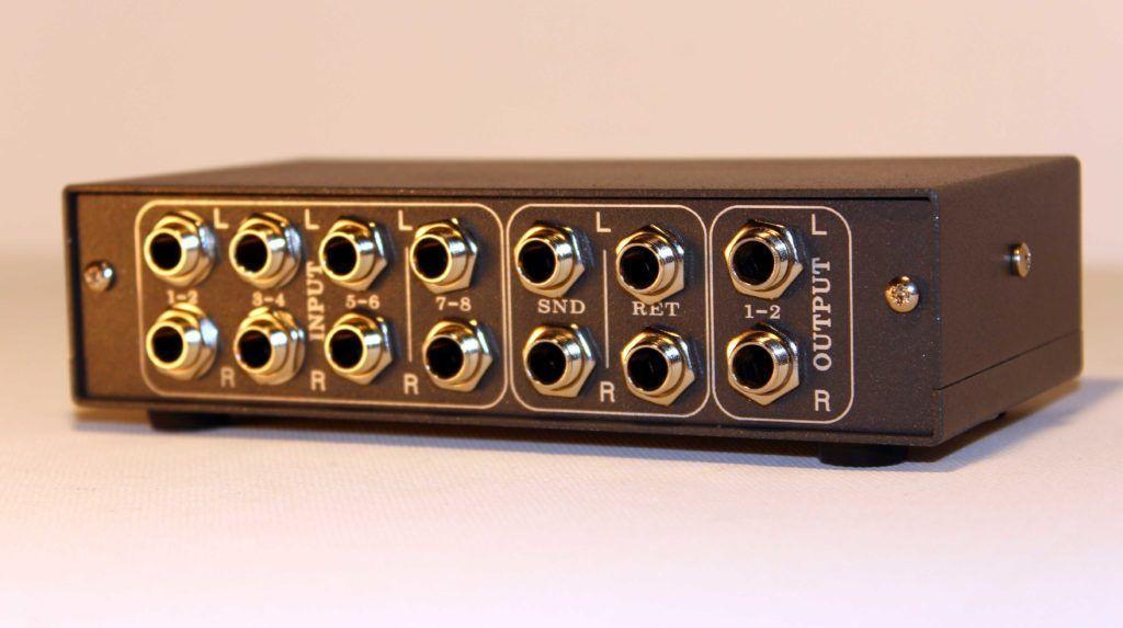 8 – 16 Input Desktop Analog Studio Summing Mixers 13 passive mixer with insert
