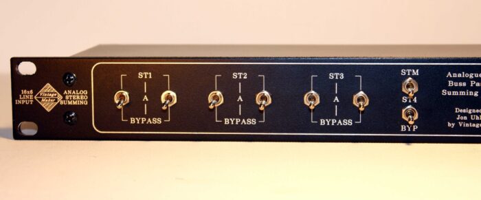 mixbuss mixer 6 summing box for ART TPS II, ART Pro VLA II, Shadow Hills Mastering Compressor, Millennia TCL-2