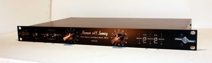 summing_neumann_2 summing mixer hybrid mixing Pro Tools Garage Band Steinberg Cubase Pro 12 Antelope UAD Apollo