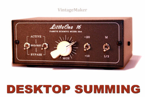 MINI STUDIO DESKTOP SUMMING MIXERS