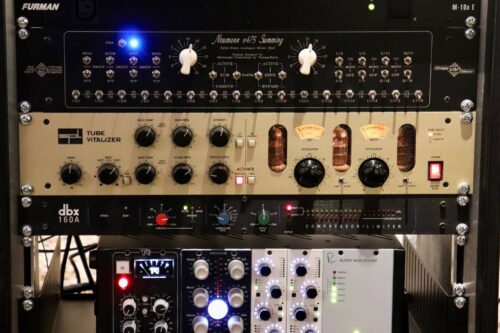 Glowsound Productions analog mixer