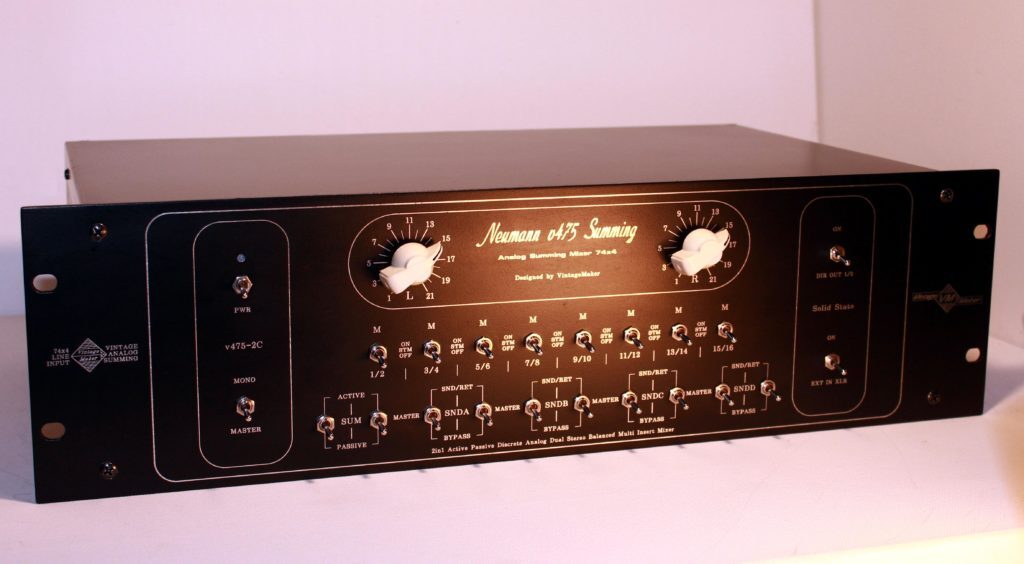 74 input stereo balanced mixer