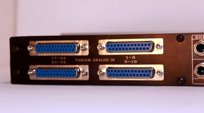 IMG_0030 32 input dsub db25 tascam summing box Antelope Galaxy Orion