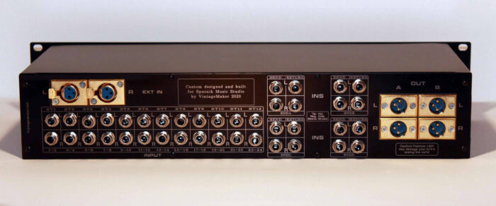 passivmix_analog_summing 1 trs 1/4" jack studio mixer for Manley SLAM, SSL FUSION, DRAWMER 1970