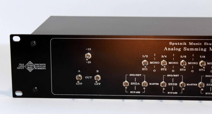 passivmix_analog_summing 6 Manley SLAM, SSL FUSION, DRAWMER 1970 summing mixer monitor control switch Schematic diagram