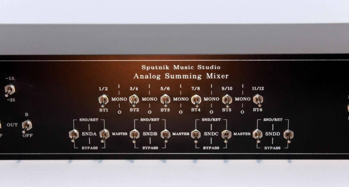 passivmix_analog_summing 7 analog mixer for Cockos Reaper, Propellerhead Reason, Digital Performer, Fruity Loops, Bitwig Studio, Harrison Mixbus32C, MOTU Digital Performer, Cakewalk by BandLab, Apple GarageBand, Acoustica Mixcraft 9 Recording Studio, Akai MPC Beats, Serato Studio insert and mono switch