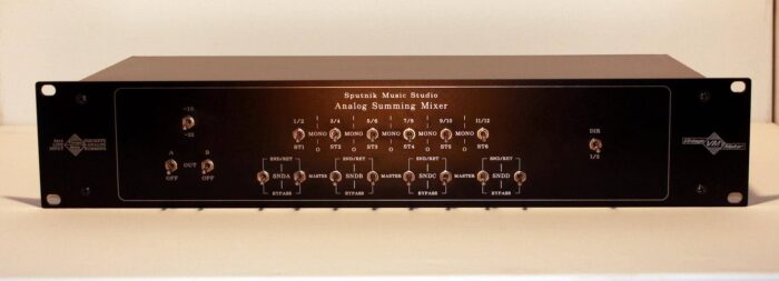 passivmix_analog_summing 9 24 input audio mixer for Manley SLAM, SSL FUSION, DRAWMER 1970