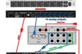UAD Apollo x6 with ADA8200 summing mixer explain routing diagram circuit schema