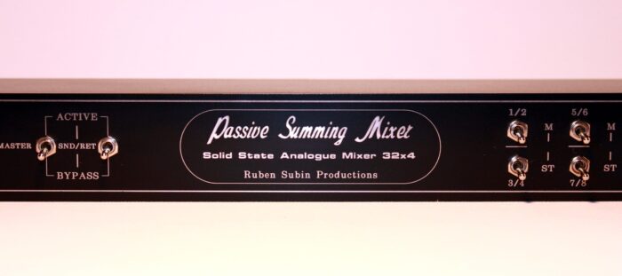 passivemix_02 32 input DSUB summing box - with unique Master insert/return via DSUB - designed for API Audio 512c Mic Pre - AMS Neve 33609 Limiter / Compressor
