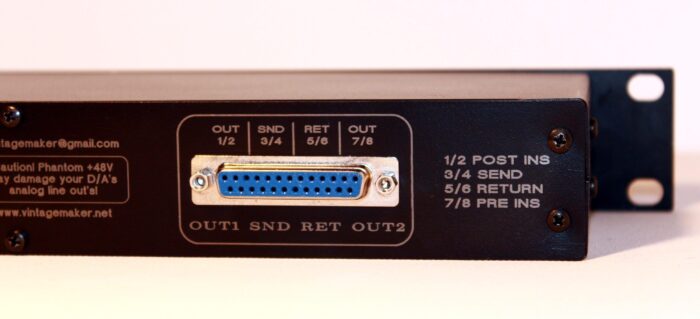 passivemixer_04 mixed insert send return out dsub summing mixer for for API Audio 512c Mic Pre - AMS Neve 33609 Limiter / Compressor