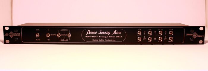 passivmix_01 analog summing box for for API Audio 512c Mic Pre - AMS Neve 33609 Limiter / Compressor