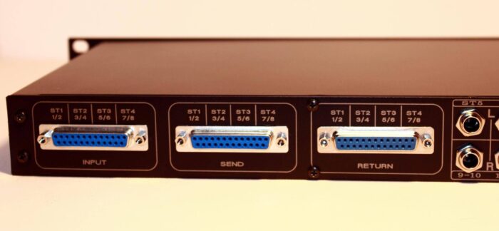 summingmixer_lawo2 Dsub 8 ch 4 Stereo channel insert balanced
