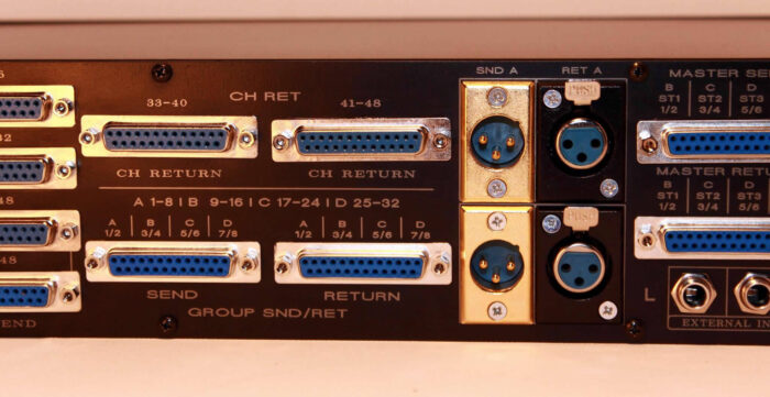 analog digital mixer 1 channel insert return group summing mixer bus for Presonus Studio 24c Solid State Logic SSL 12
