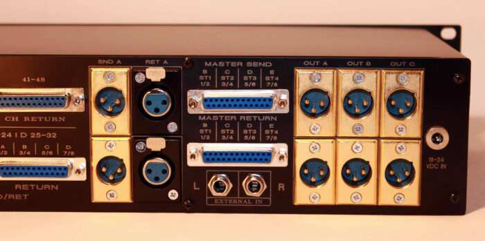 analog digital mixer 2 Focusrite Red 16 Line mixer summing mixing master insert dsub
