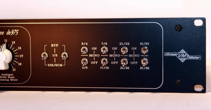 analog digital mixer 555 stereo to mono