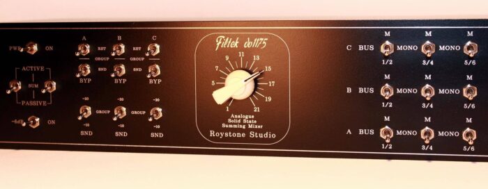 bus insert studio mixer 7 filtek audio studio transformer SSL Style Analog Summing Mixer - Swiss equivalent' of Neumann