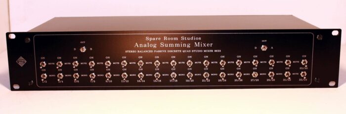 IMG_0003 QUAD (4x summing mixer in One), for Logic Pro - Avid Pro Tools - Apogee, RME, Audient, M-Audio and Synth, Keyboard, Drum Machine
