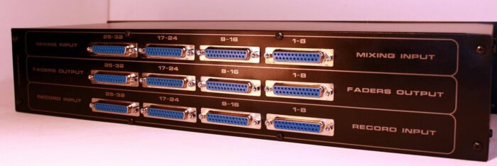 audios switch box 1 balanced tascam db25 dsub custom studio patchbay switch router