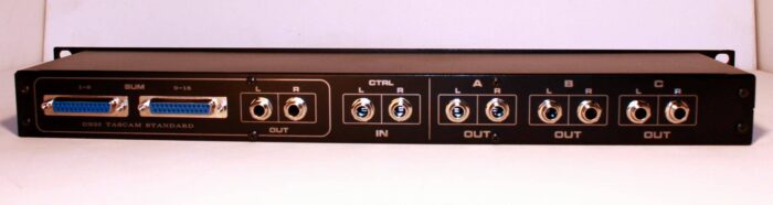 hybrid studio device mixer 3 dsub trs balanced