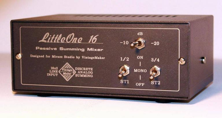 mini summing mixer headroom variable gain switch