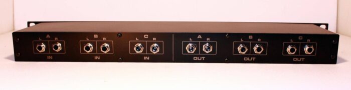 IMG_0058 6 in 3 way trs in trs out balanced audio monitor controller