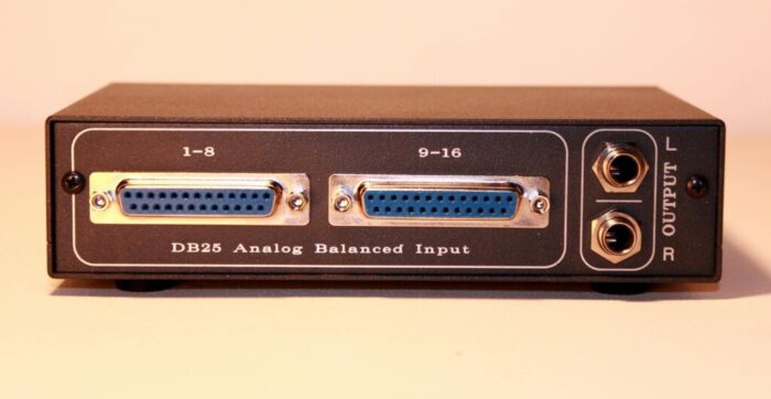 16 input studio mini mixer summing 1 16 input 2 x dsub db25 tascam analog input mini summing mixer boxmixer