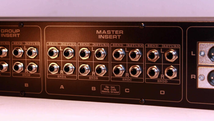 passive group summing mixer 3 Master Insert Send Return TRS balanced
