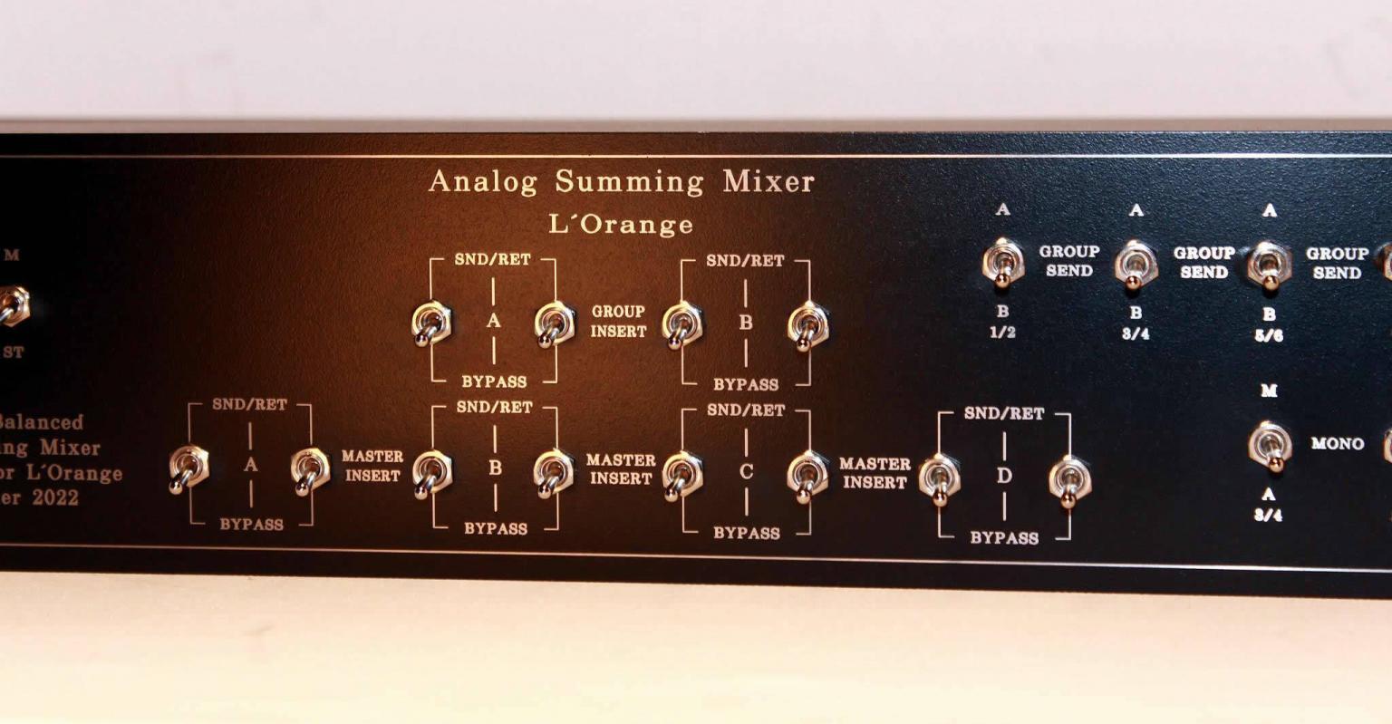 Analog Passive Multi 24BUS Mix Sub Group Summing Mixer Vintage Maker