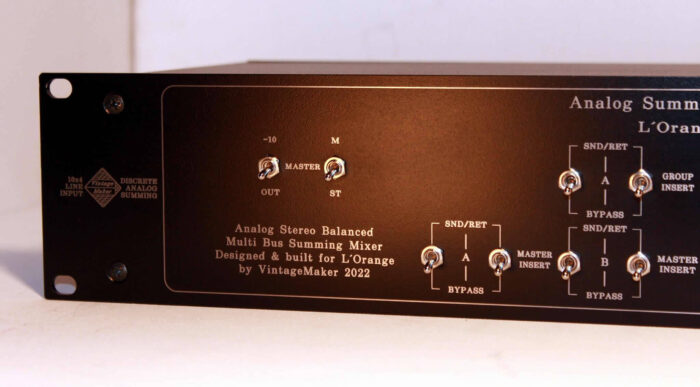 passive group summing mixer 8 sum bus mixer