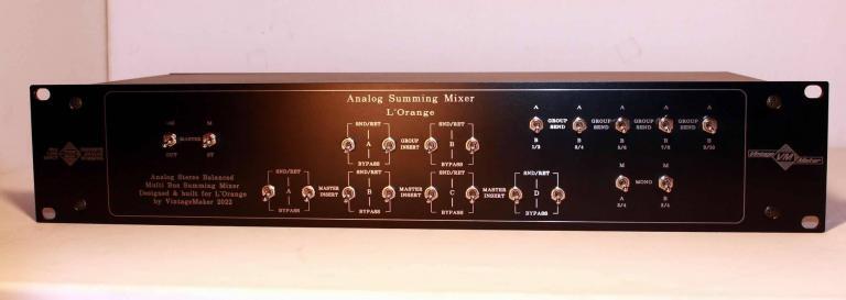 passive group summing mixer Ableton Live 11, Logic Pro, Presonus Studio One 6, Bitwig Studio 5, Audacity, Digidesign Avid Pro Tools, Garage Band, Steinberg Cubase Pro 12, FL Studio 21, Cockos Reaper, Propellerhead Reason, Digital Performer, Fruity Loops, Bitwig Studio, Harrison Mixbus32C
