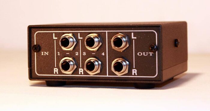 4 input mini studio mixer 4 channel summing box mixer analog studio