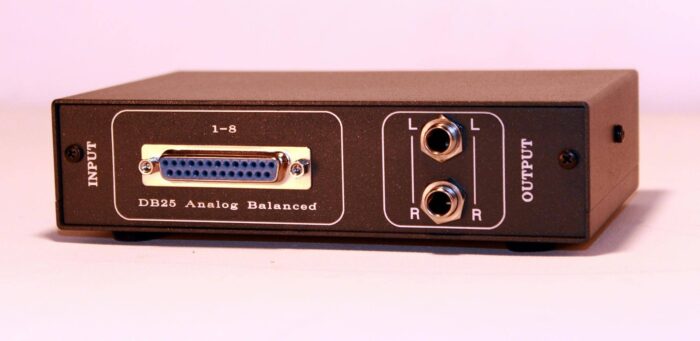 8 DSUB IN - 2 TRS OUT summing box mixer studio passive