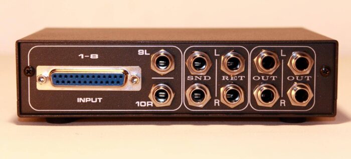 IMG_0004 10 input dsub db25 and trs input analog summing mixer