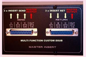 Multi function dsub variation studio tascam analog custom pinout
