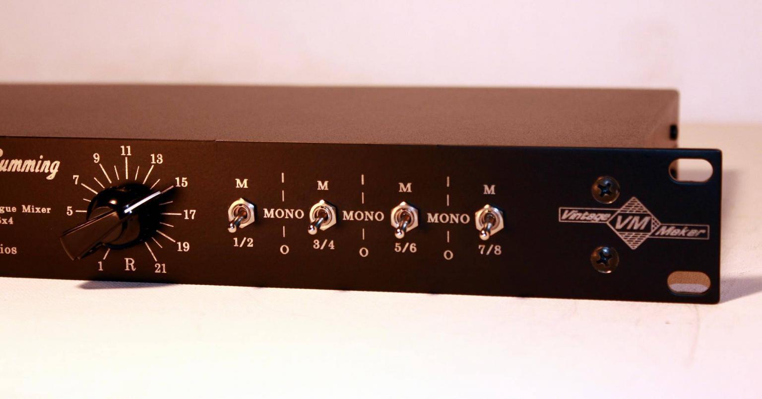 26×4 Neumann Powered 4-Stereo Master Insert Summing Mixer