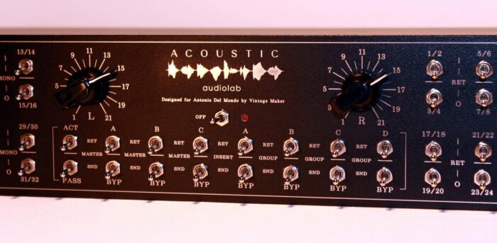 2U Neumann bus mixer 3 Custom Studio Gear Logo