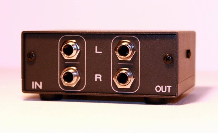 studio attenuator box 1 2 Channel – Variable Line Level Audio Attenuator pad – 2 in 2 out -15/-25dB Attenuator Box