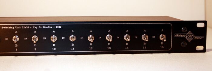 audio switching unit 2 analog patchbas switch