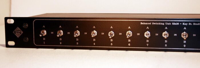 audio switching unit 4 analog patchbas switch