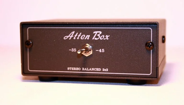 studio attenuator switch box