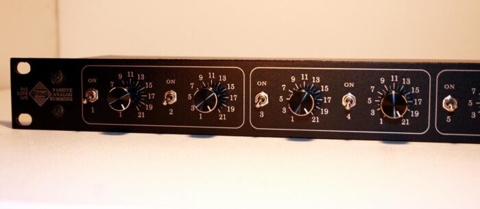 volume control summing mixer 5 attenuator for synth keyboard summing box