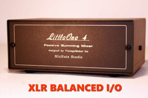 4 channel xlr summing box mixer