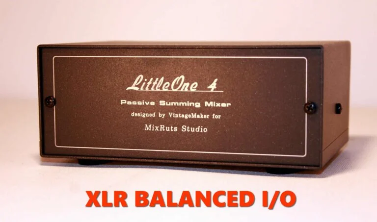 4 ch XLR input summing mixer