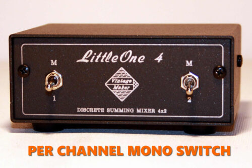 desktop summing mini mixer per channel mono switch