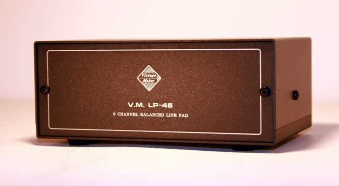 LP-1 -45dB balanced attenutor line pad mic level V.M. LP45 – 8 CHANNEL FIXED VALUE LINE PAD (bridging-type)