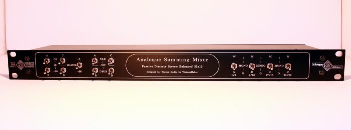 IMG_0023 summing mixer for Apogee DA16X - feeding Cranesong Syren, JoeMeek Brick or RND 511