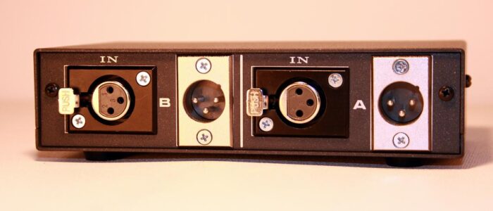 mono xlr attenuator box attenuator dim box studio signal Mono XLR Line Level Audio Attenuator pad